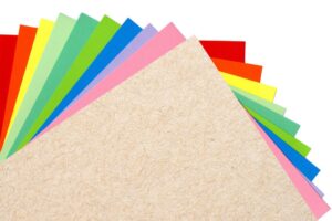 رنگ های مختلف کاغذ